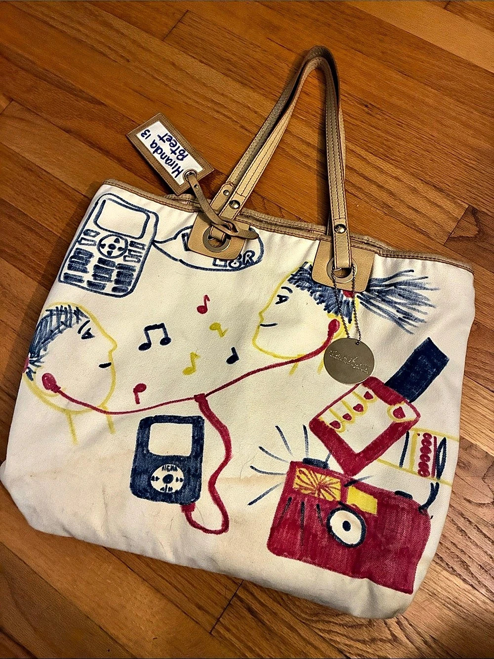 Rare Vintage Versace x Starlight Children's Foundation Canvas Tote Bag - Italy